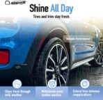 Nanoskin BLUE DRESS Premium Dressing - Sprayable Interior & Exterior Dressing| Works on Tire, Vinyl, Rubber, Plastic & Trim | Safe for Cars, Trucks, Motorcycles, RVs, Light Blue, 128 Fl Oz (Pack of 1) - Image 5