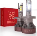 HIKARI 2026 Darkenex H4/9003 LED Foglight, 60000LM Pure White 6000K LED Bulbs, Plug & Play IP68 Waterproof Pack of 2