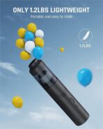 Slim V8 Mate Cordless Car Vacuum High Power 19000PA 2 Suction Modes Lightweight Portable at 1.2 lbs, USB Charge, Mini Handheld Vacuum Cleaner with Multi Accessories for Car Home Pet (Black) - Image 4