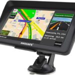 GPS Navigator for Car Truck 7 inch Touch Screen,2025 North America Maps Free Lifetime Updates,Turn-by-Turn Voice Guidance, Speed & Red Light Warning