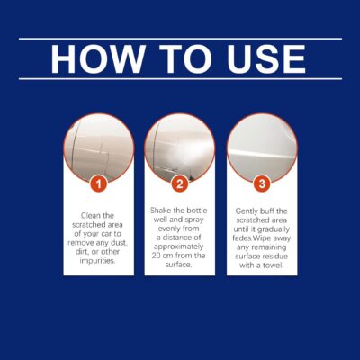 Car Scratch Remover Spray for Paint, Mild Scratch Repair Polish, 60ML/2FL OZ, Restores Gloss and Smoothness - Image 6