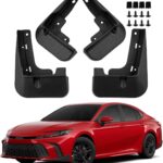 Car Mud Splash Guards Mud Flaps Fender Kit for Toyota Camry Sedan SE XSE 2025 Mudguard Accessories Front and Rear 4-PC Set (SE XSE Sport Model)