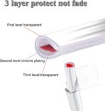Car Door Edge Guards Chrome Silver Universal U Shape Moulding Trim Strip Automotive Guard Door Protector Decorative for Sedans, Trucks, SUV, ATV (32FT, Silver) - Image 6