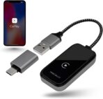 Wireless CarPlay Adapter for iPhone - Go Cordless in Seconds - USB Apple Car Play Wireless Adapter for iPhone 6 or Newer, 2017 Cars or Newer with USB C + A, Seamless, Crisp Sound, Bluetooth/WiFi