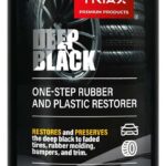 Triax Deep Black Tire, Trim, and Bumper Restore and Conditioner | One-Step Rubber Protectant with UV Shield | Polymer Based | No Water Rinse (12 Ounce)