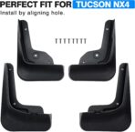 Autorder Mud Flaps for 2022 2023 2024 2025 Tucson NX4 Accessories Splash Guards Fender Flares Mudflap Front and Rear Mud Guard Set of 4 - Image 6