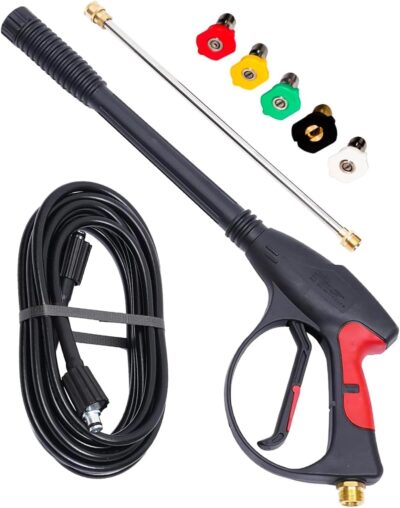 3000 PSI Pressure Washer Gun Power Washer Spray Gun Kit with Universal M22 Connector and 5 Quick Connect nozzles for Generac Briggs Craftsman - Image 8