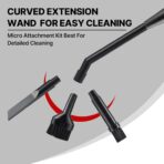 Shop-Vac Micro Cleaning Nozzle Kit, 1-1/4" Detailed-Cleaning Attachments for Compact Wet Dry Shop Vacuum, Storage Bag Included, 6 Pieces - Image 6