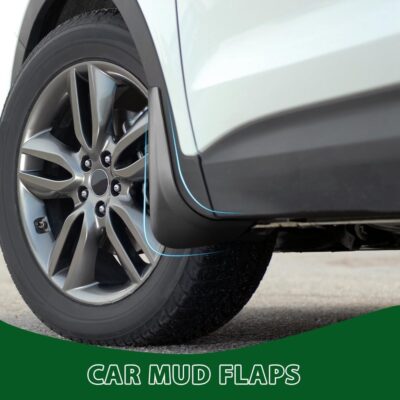 4PCS Car Mud Flaps, Mud Guard, No Drilling Mudguards Fenders with Hardware Kits, Automotive Exterior Accessories Fender Front and Rear Side Splash Guards Universal for Most Cars Trucks SUVs - Image 3