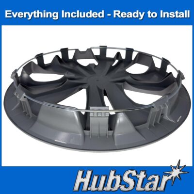 Premium Replica Hubcap, Replacement for Nissan Versa 2017-2024, 15-inch Wheel Cover (1 Piece) - Image 3