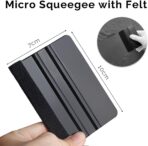 2IN X 30FT Matte Black Vinyl Wrap for Chrome Delete Window Trim Car Door Sill Protector with Air Release Channel Including Vinyl Wrap Tool Kit - Image 4