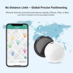 2 Pack GPS Tracker for Vehicles Work with Find My (iOS Only) Real Time Mini Car Air Tracker Tag Devices Global Coverage Hidden Car Locator Tracking No Monthly Fee No Subscription No SIM Card Required - Image 5