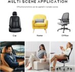 Car Seat Cushion for Driving, Memory Foam Lumbar Support Pillow for Sciatica & Lower Back Pain Relief, Ergonomic Comfort Driver Seat Cushion for Car Home Office Chair - Image 6