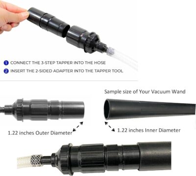 9pcs/Set Universal Vacuum Cleaner Attachments Accessories,Micro Vacuum Attachments for Car Detailing,Mini Micro Tool Car Vehicle Cleaning Kit Shop Vac - Image 4