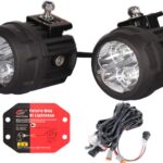 LED Spot Light Kit - 2 Pack, 3 inch Round LED Accessory Lights with Wiring Harness,LED Fog Light for Utv ATV Motorcycle Trucks Off Road (White Beam)
