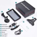 7-Inch HD Touchscreen GPS Navigator for Car, Truck & RV with 2025 Maps (Free Lifetime Updates), Voice Turn-by-Turn Guidance, Speed & Red Light Camera Alerts, Custom Truck Routing - Image 6