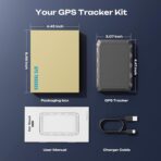 CXK GPS Tracker for Vehicles, 6-Month Battery Life 4G Global Tracker Device for Vehicles with Real Time Alert Strong Magnet, IP65 Waterproof Car Traker 180-Day Location History Subscription Needed - Image 8