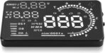 Majatou Car HUD, 5.5 Inches up Display Windshield Screen Display up Display for Car to Display a Huge Range of Car Statistics with OBDII or EUOBD Interface Plug () - Image 8