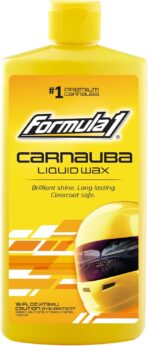 Formula 1 Carnauba Liquid Car Wax, High Gloss Shine & Protection for Auto Paint, Advanced Micropolishing to Remove Haze & Restore Vehicle Paint, 16 oz