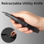 2IN X 30FT Matte Black Vinyl Wrap for Chrome Delete Window Trim Car Door Sill Protector with Air Release Channel Including Vinyl Wrap Tool Kit - Image 5