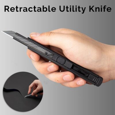 2IN X 30FT Matte Black Vinyl Wrap for Chrome Delete Window Trim Car Door Sill Protector with Air Release Channel Including Vinyl Wrap Tool Kit - Image 5