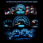 WLJH 6 Pack Ice Blue t5 74 73 37 Instrument Panel Light Bulb 3030 SMD 1.5W Replacement for Car Interior Dome License Plate Lights Lamp - Image 5