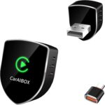 2026 Wireless CarPlay Adapter for Apple iPhone, Small Size Plug and Play, Mini USB Design for Cars with Built-in Wired Apple CarPlay, Fast and Stable Connection Car Play Wireless Adapter