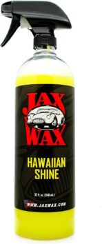 Jax Wax Hawaiian Shine Carnauba Car Wax, Quick Detail Spray for a Deep Gloss Finish on Car, Boat, Truck, Motorcycle and More - 32 Ounce