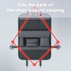 Primst 2 Pack Leather Car Backseat Organizer with Foldable Table Tray, Car Storage Organizer with Tablet Holder, Car Seat Back Protectors Kick Mats Travel Accessories - Image 6