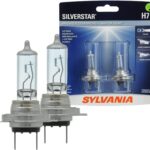 SYLVANIA - H7 SilverStar - High Performance Halogen Headlight Bulb, High Beam, Low Beam and Fog Replacement Bulb, Brighter Downroad with Whiter Light (Contains 2 Bulbs)