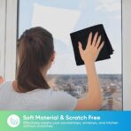 HOMEXCEL Black Microfiber Cleaning Cloth, 24 Pack Cleaning Towels for Kitchen, Lint Free, Scratch-Free, Highly Absorbent, and Reusable Cleaning Rags for House, Window and Glass, Cars, 11.5 X11.5 inch - Image 5