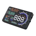 VGEBY 5.5'' OBD II Car HUD Auto Windshied Reflective Screen Speed Display Hud Display Car Hud Screen Heads-Up Display Speedometer Fusion 2016