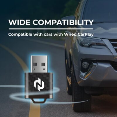 N Wireless CarPlay Adapter Upgrade – Faster & More Stable Wireless Apple CarPlay for Wired CarPlay Vehicles, 5GHz WiFi Performance, Plug & Play USB Dongle, Quick Pairing - Image 7