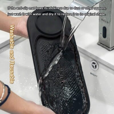 Tumecos Car Non-Slip Pad for Car Dashboard,Dashboard Mat for Car Dashboard Accessories,Dash Cell Phone Mount,Non-Slip Mat Can Hold Cell Phone, Keys, Sunglasses - Image 4