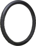 Truck Tuff Heavy-Duty Steering Wheel Cover, Durable Cover for Truck Steering Wheels — Black