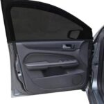 2Pack Front Car Window Screen Mesh Cover up to 40", Sunshade Anti-UV Rays, Privacy Shade Car Camping Net for Ventilation