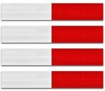 Reflective Tape ，Reflective Tape for Trailers， 2”x12'', 20pack Waterproof Self Adhesive Auto Truck Safety Reflector Strips Hazard Caution Warning Sticker for Road Signs, Trucks, RVs, Cars - 20 pack1