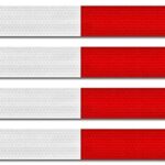 Reflective Tape ，Reflective Tape for Trailers， 2”x12'', 20pack Waterproof Self Adhesive Auto Truck Safety Reflector Strips Hazard Caution Warning Sticker for Road Signs, Trucks, RVs, Cars - 20 pack1