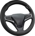 West Llama Customized Auto Car Steering Wheel Cover for Chevy 14.5-15 inches, Steering Wheel Cover for Chevrolet (Black - Standard Size) - Image 7