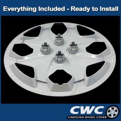 Premium Replica Hubcap Set, Fits Ford Fiesta 2011-2013, Replacement 15-inch Wheel Cover (4 Pieces) - Image 2