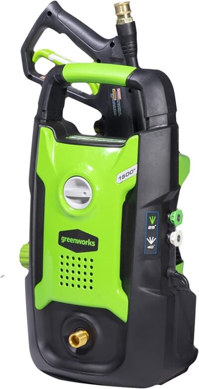 Greenworks 1500 PSI 1.2 GPM Pressure Washer (Upright Hand-Carry) PWMA Certified - Image 8