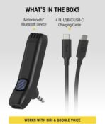 Scosche BTAXS3 Hands-Free Audio Kit, Bluetooth Receiver for Car Stereo with Noise Cancellation, 3.5mm AUX Bluetooth Adapter for Car Radio, Compatible with Siri/Google Assistant Voice Command - Image 7