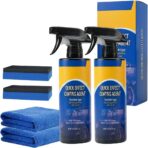 Quick Effect Car Coating Spray, Waterless Wash & Polish, Car Coating Spray for Shine & Protection, Quick Acting Paint Protection and Glass Cleaner (2pcs)