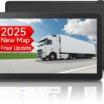 GPS Navigation for Car Truck - 9 Inch Navigation System with 2025 Lifetime Free Map Updates, Pre-Loaded US/CA/MX Maps, Voice Broadcast, Speed Camera Warning and Touch Screen, Vehicle GPS Unit