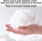 Car Neck Pillow, Soft Comfortable Memory Foam Auto Headrest Pillow Cushion with Adjustable Strap, Breathable Ergonomic Design Car Neck Pain Relief Cushion, Universal for Vehicles (Red) - Image 4