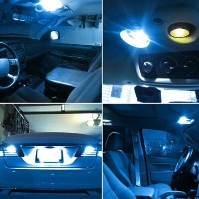 BlyilyB 12-Pack Ice Blue Replacement Stock # 194 T10 168 2825 W5W 175 158 Bulb 5050 5 SMD LED Light 12V Car Interior Lighting For Map Dome Lamp Courtesy Trunk License Plate Dashboard Parking Lights - Image 6