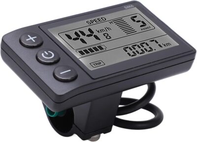 Electric Bike LCD Display, Electric Bike LCD Display Meter,S866 Electric Bike LCD Display,Electric Bike LCD Display Panel,Waterproof Plug LCD Display,24V 36V 48V LCD Display - Image 3