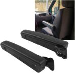 Adjustable Car Armrest for Automobiles Trucks, Pair Car Adjustable Seat Armrest Shock PU Sponge Black Universal for Automobiles Trucks - Image 8