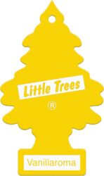 LITTLE TREES Car Air Freshener | Hanging Paper Tree for Home or Car | Vanillaroma | 3 Pack - Image 3