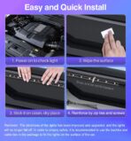 Underglow Kit for Car, Car Led Underglow Lights for Trucks with App and Remote Control, 16 Million RGB Colors, 29 Preset Modes, Music & DIY Mode, Under Car Led Lights Exterior for SUVs, Trucks, DV 12V - Image 8